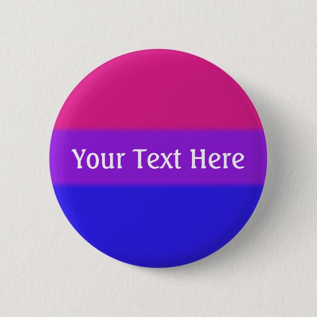 Falln Bisexual Pride Flag 6 Cm Round Badge (Front)