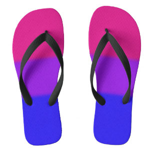 Falln Bisexual Pride Flag Jandals