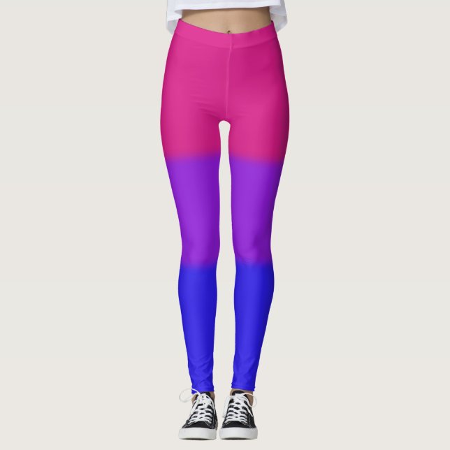 Falln Bisexual Pride Flag Leggings (Front)
