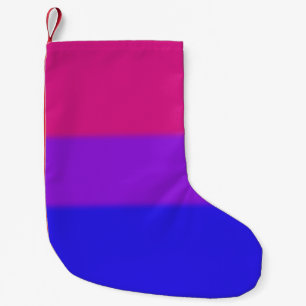 Falln Bisexual Pride Flag Small Christmas Stocking