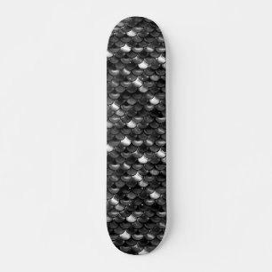 Falln Black and White Scales Skateboard