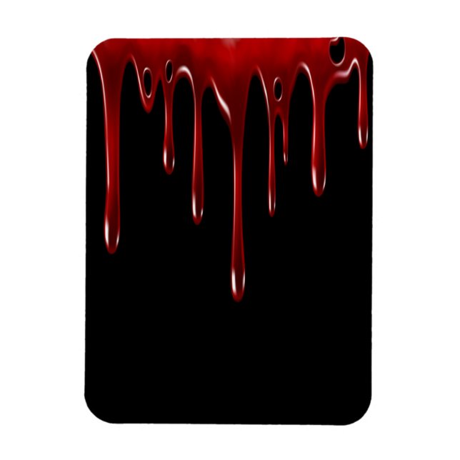Falln Blood Drips Black Magnet (Vertical)