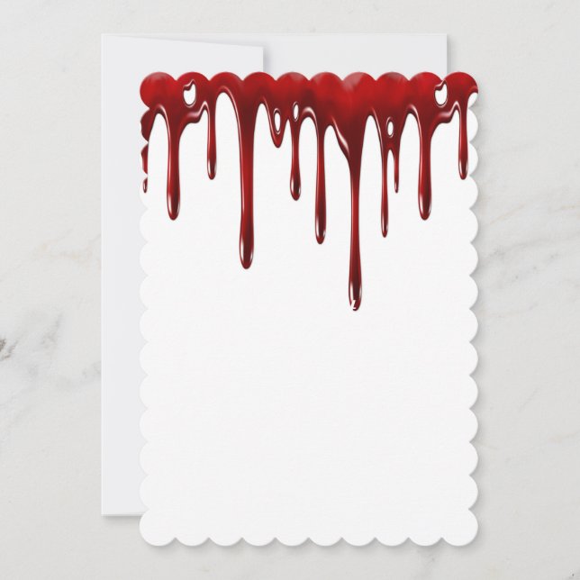 Falln Blood Drips White (Front)