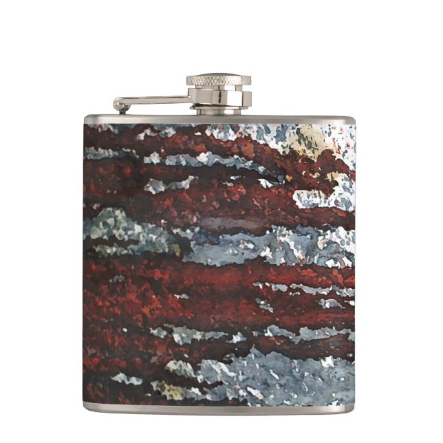 Falln Bloody Rust Drips Hip Flask (Front)