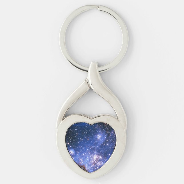 Falln Blue Embrionic Starfield Key Ring (Front)