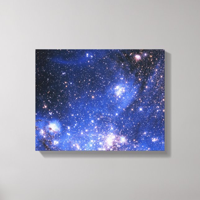 Falln Blue Embrionic Stars Canvas Print (Front)