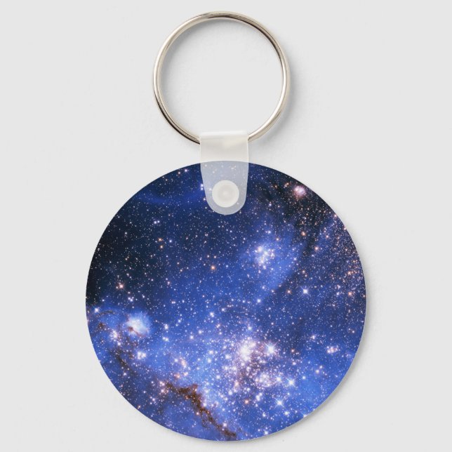 Falln Blue Embrionic Stars Key Ring (Front)