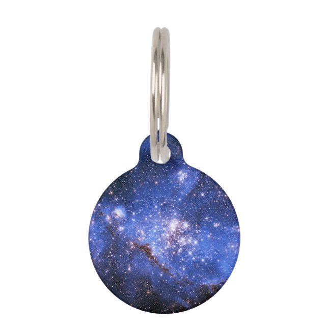 Falln Blue Embrionic Stars Pet Tag (Front)