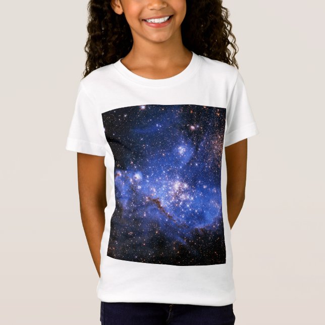 Falln Blue Embrionic Stars T-Shirt (Front)