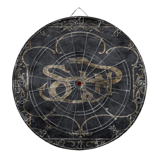 Falln Book of Sin Dartboard (Front)