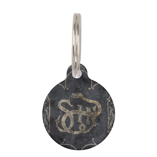 Falln Book of Sin Pet Tag (Front)
