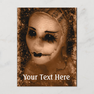Falln Broken Pierrot Postcard