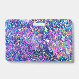 Falln Bubble Crystals ID Badge