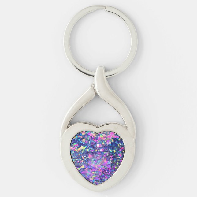 Falln Bubble Crystals Key Ring (Front)