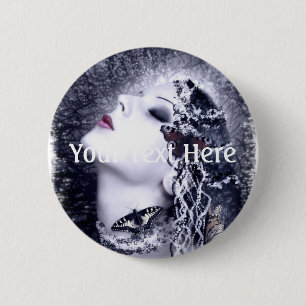 Falln Butterfly 6 Cm Round Badge