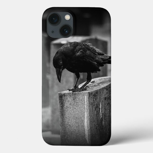 Falln Cemetery Crow Case-Mate iPhone Case (Back)