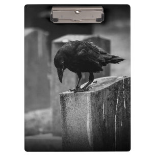 Falln Cemetery Crow Clipboard
