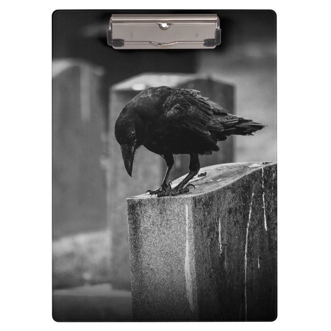 Falln Cemetery Crow Clipboard (Front)