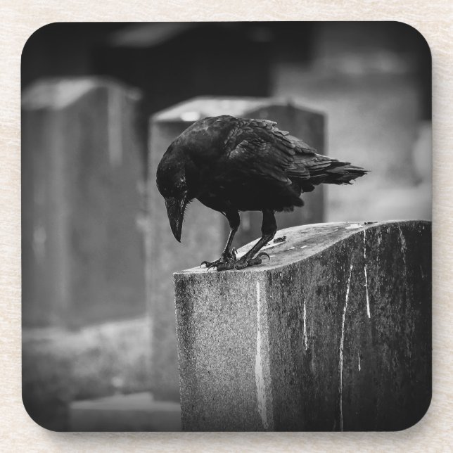 Falln Cemetery Crow Coaster (Front)
