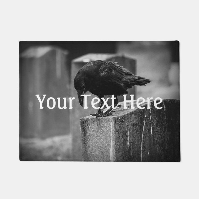 Falln Cemetery Crow Doormat (Front)