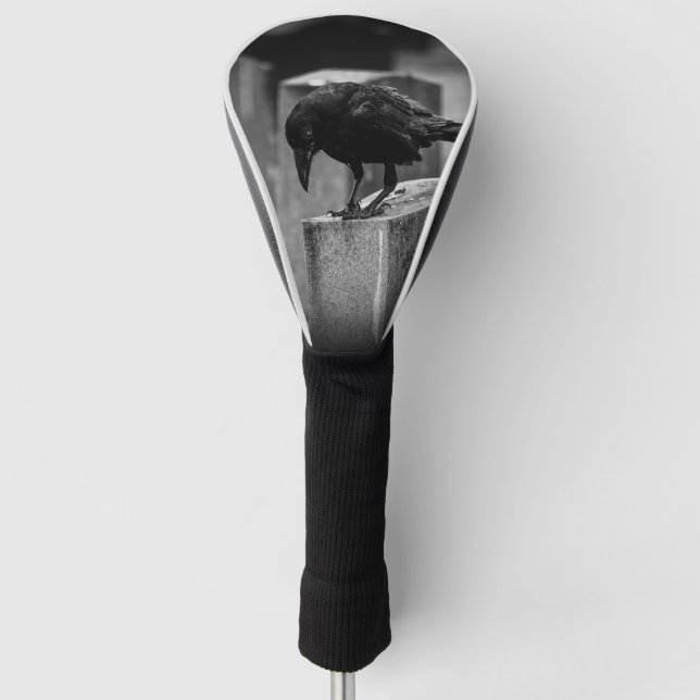 Falln Cemetery Crow Golf Head Cover (Front)