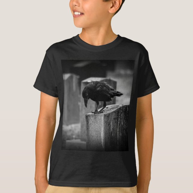 Falln Cemetery Crow T-Shirt (Front)