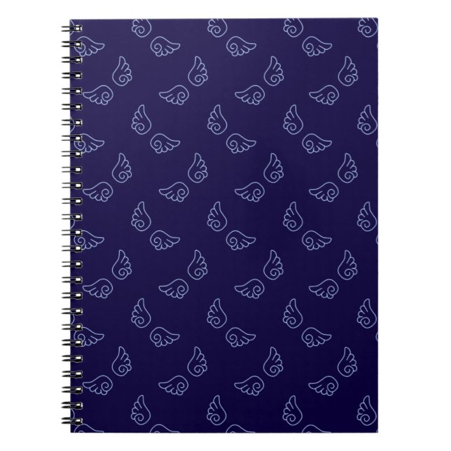Falln Chibi Angel Wings Notebook (Front)