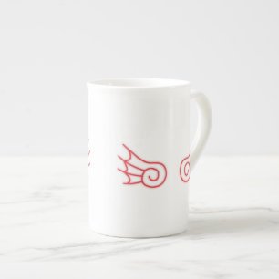 Falln Chibi Demon Wings Bone China Mug