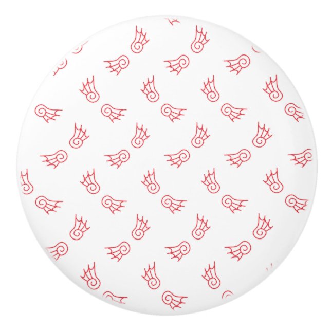 Falln Chibi Demon Wings Ceramic Knob (Front)