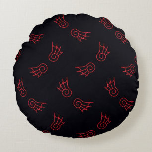 Falln Chibi Demon Wings Round Cushion