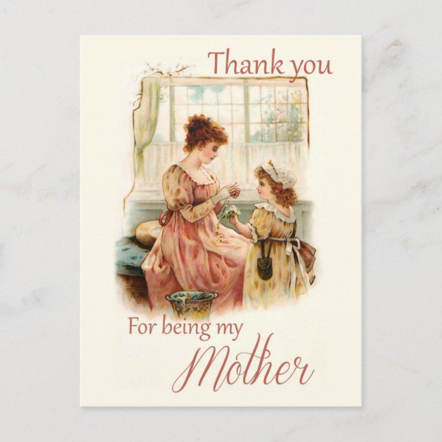 Falln Daisy Chain Mother's Day Postcard (Front)