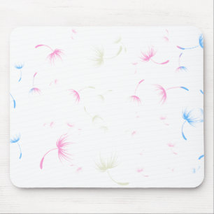 Falln Dandelion Seeds Transgender Pride Mouse Pad