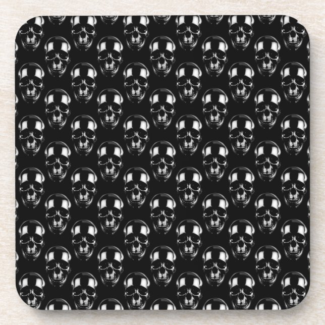 Falln Dark Skulls Coaster (Front)