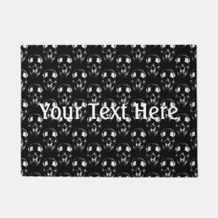 Falln Dark Skulls Doormat