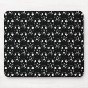 Falln Dark Skulls Mouse Pad