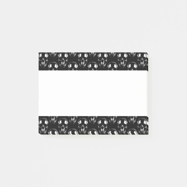 Falln Dark Skulls Post-it Notes (Front)