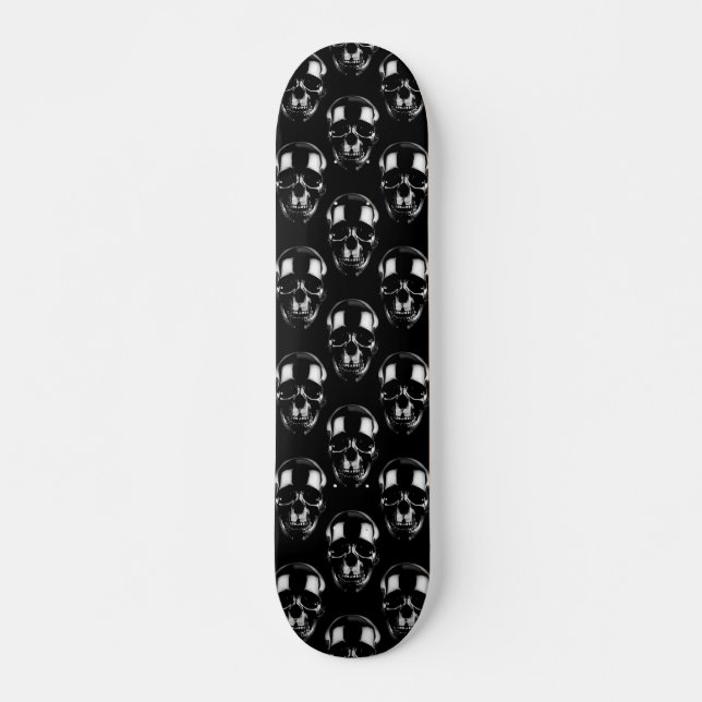 Falln Dark Skulls Skateboard (Front)