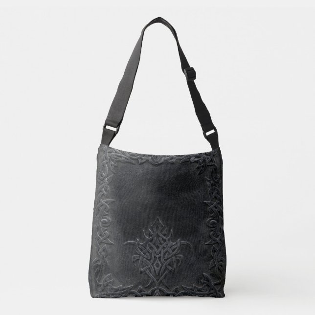 Falln Dark Tribal Crossbody Bag (Front)