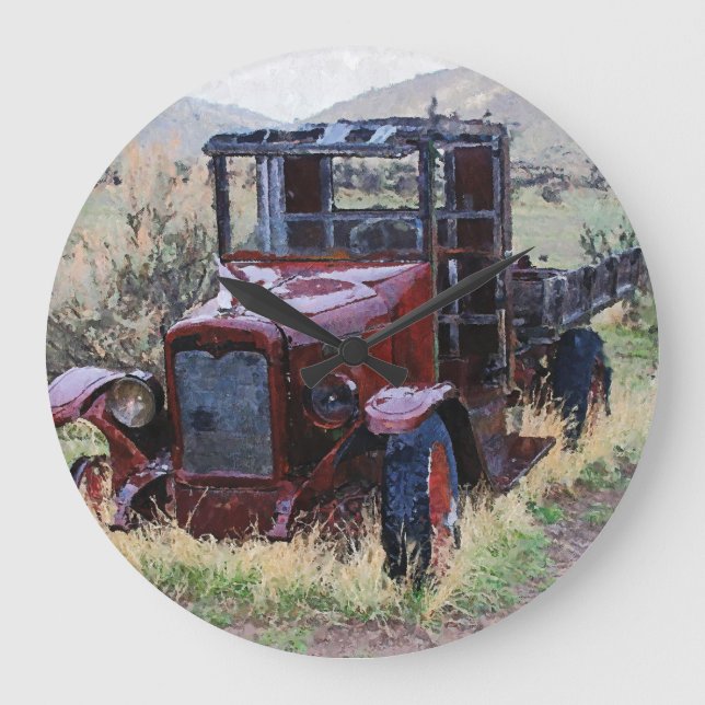 Falln Days Gone By Large Clock (Front)