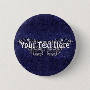 Falln Deathshead Moth 6 Cm Round Badge