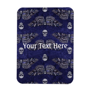 Falln Deathshead Moth and Skulls Magnet