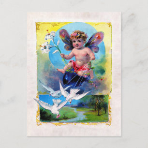 Falln Easter Fairy Holiday Postcard