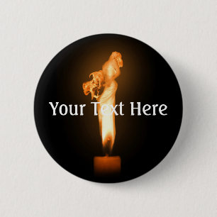 Falln Fire 6 Cm Round Badge