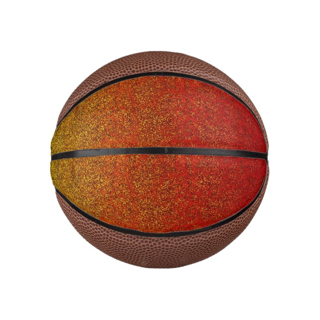 Falln Flame Glitter Gradient Mini Basketball (Front)