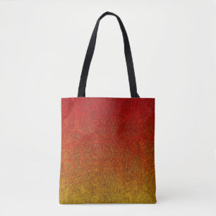 Falln Flame Glitter Gradient Tote Bag
