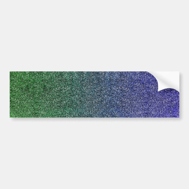 Falln Forest Nightfall Glitter Gradient Bumper Sticker (Front)