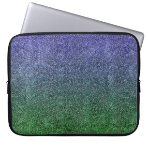 Falln Forest Nightfall Glitter Gradient Laptop Sleeve