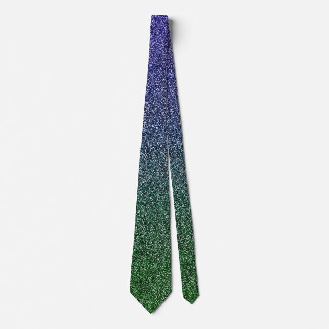 Falln Forest Nightfall Glitter Gradient Tie (Front)