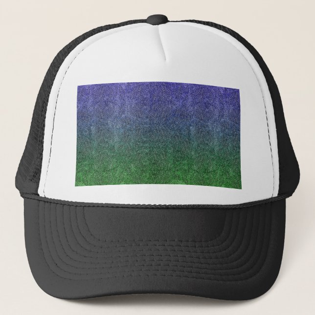 Falln Forest Nightfall Glitter Gradient Trucker Hat (Front)