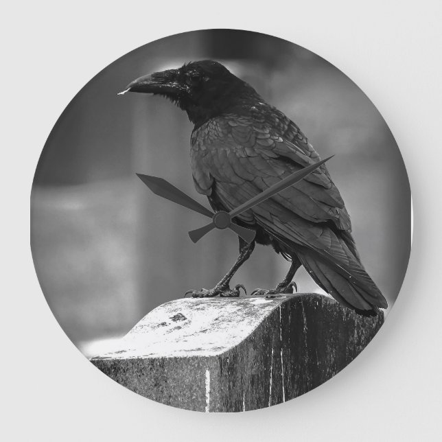 Falln Found A Feather Large Clock (Front)